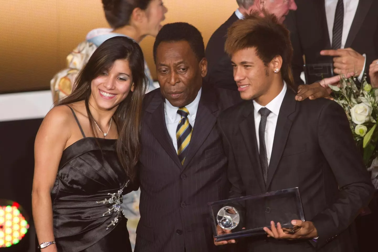 Neymar and Pele together in 2012. (Image