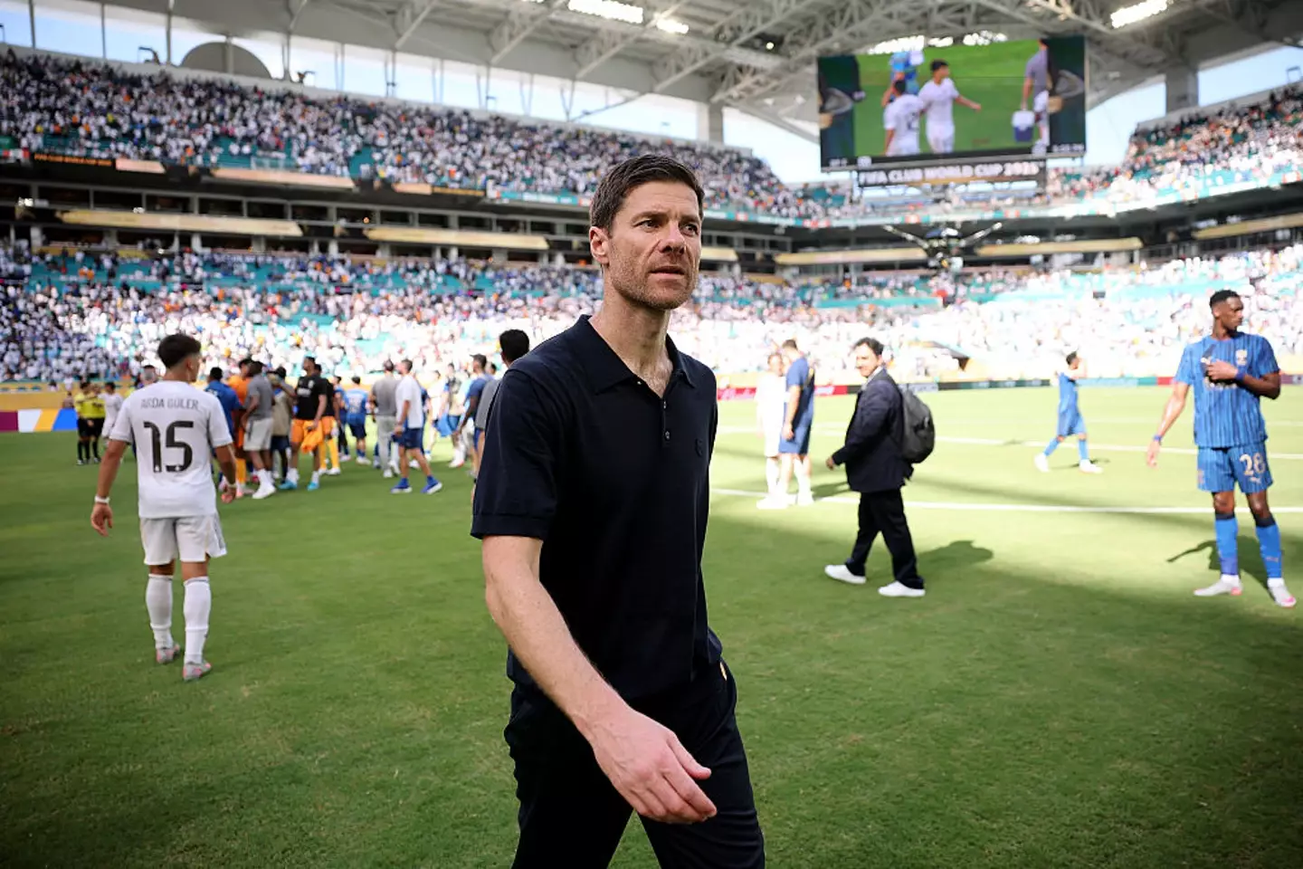 Xabi Alonso after Real Madrid vs Al Hilal (Credit:Getty)