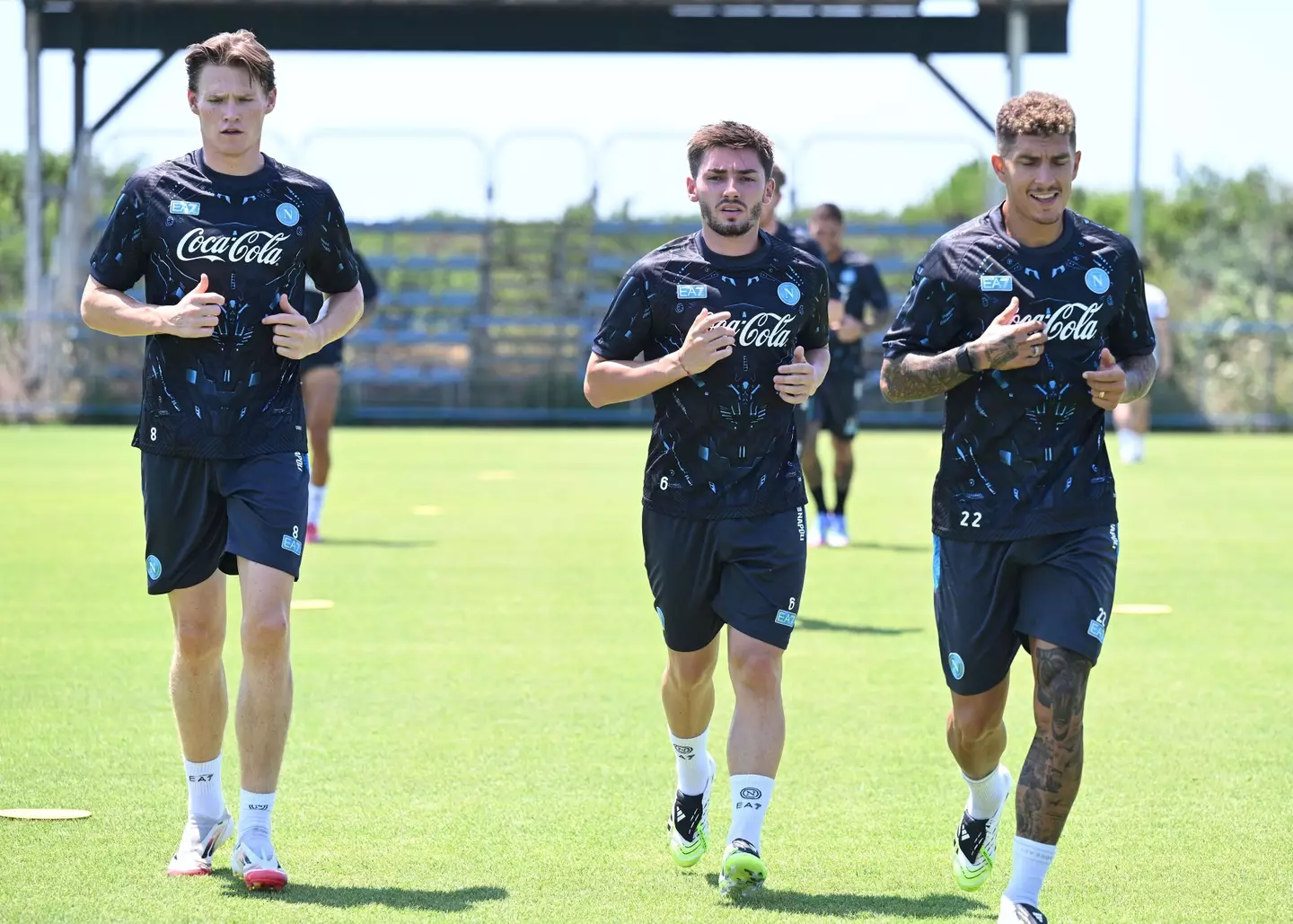 Former Manchester United midfielder Scott McTominay and ex-Chelsea youngster Billy Gilmour both won Serie A with Napoli last season. (Image: Getty)