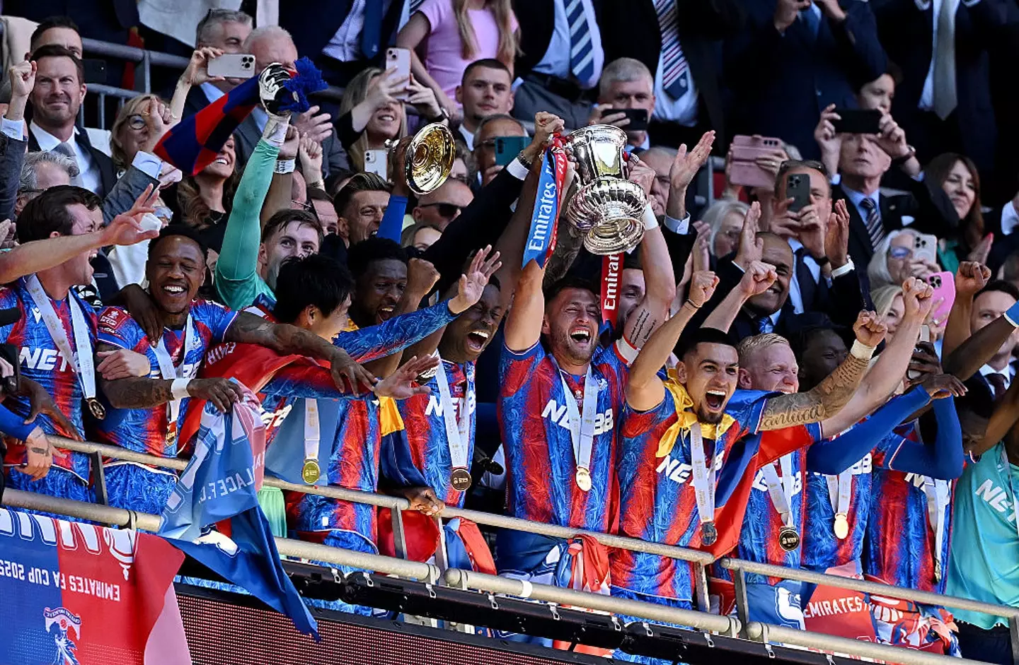 Crystal Palace won the FA Cup (Credit:Getty)
