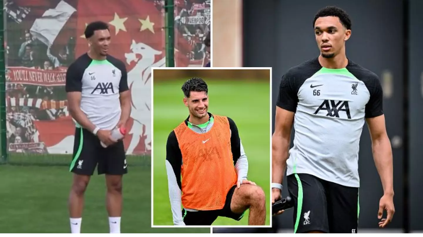 "Bro..." - Trent Alexander-Arnold's stunned reaction to what Dominik Szoboszlai did in Liverpool training