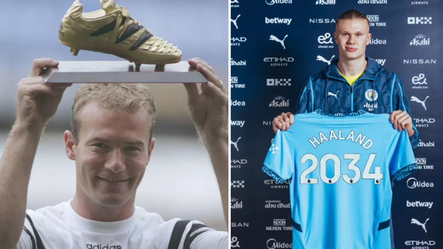 Alan Shearer reacts to Erling Haaland's new contract with Premier League goals record under major threat