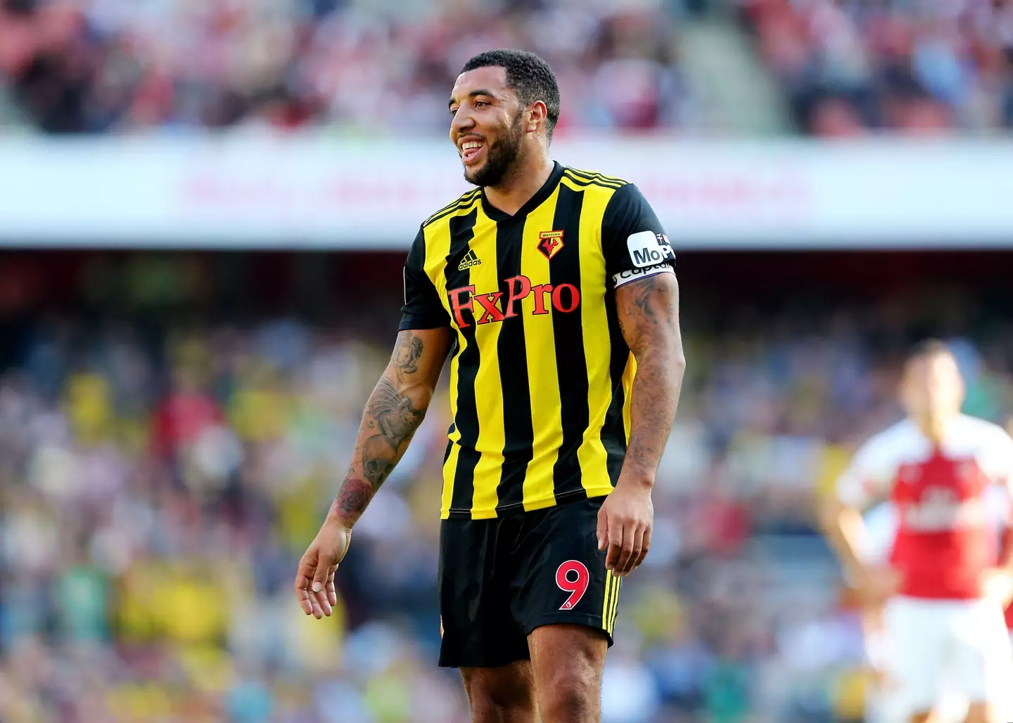 Deeney and Arsenal fans haven't always got on. Image: Alamy
