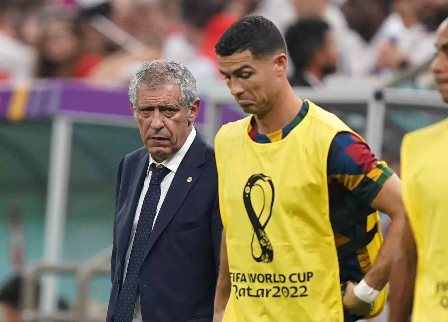 Fernando Santos controversially dropped Cristiano Ronaldo from the Portugal starting XI during the World Cup in Qatar.