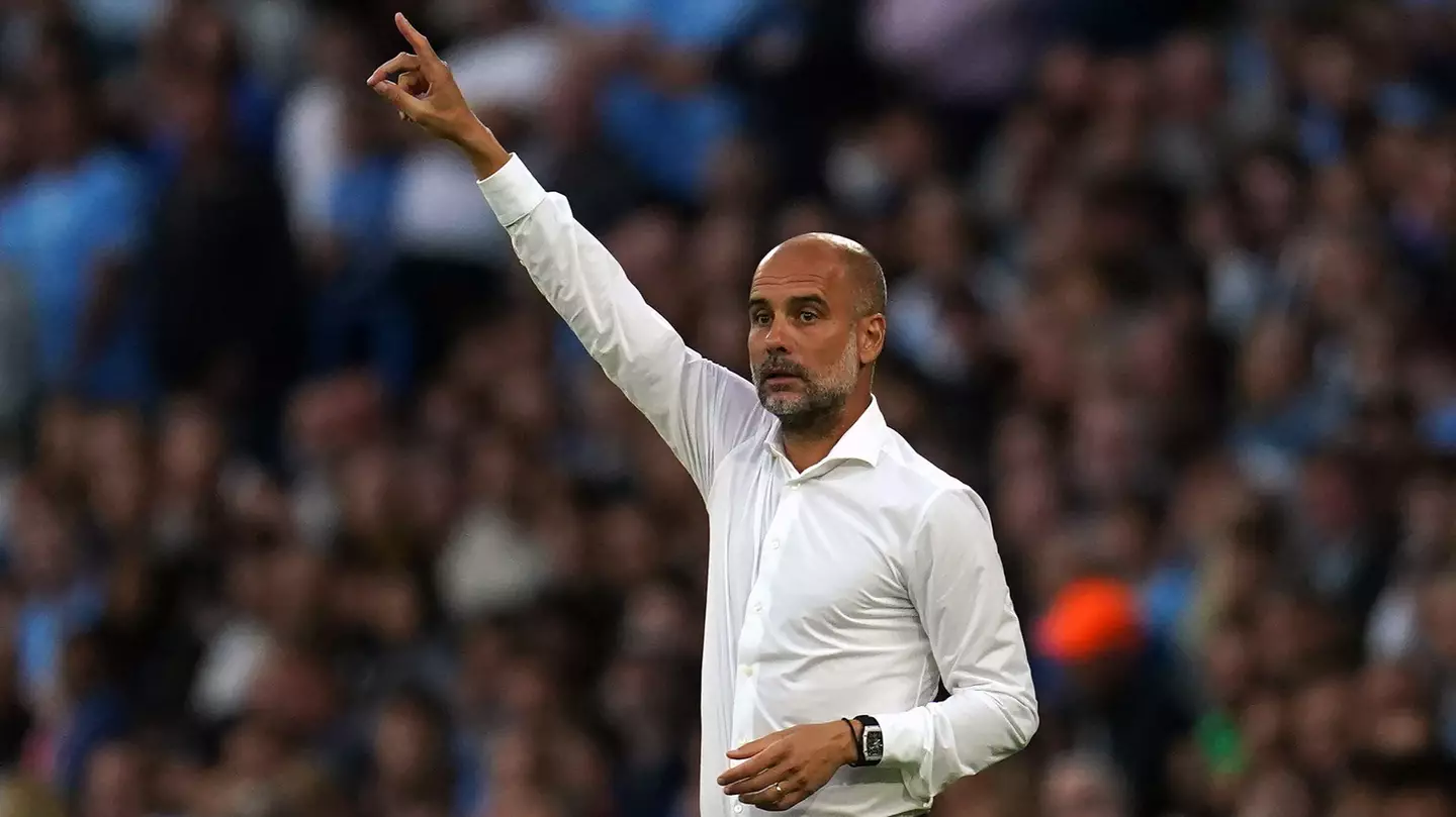Pep Guardiola shows his admiration for Manchester City's new-look strike force