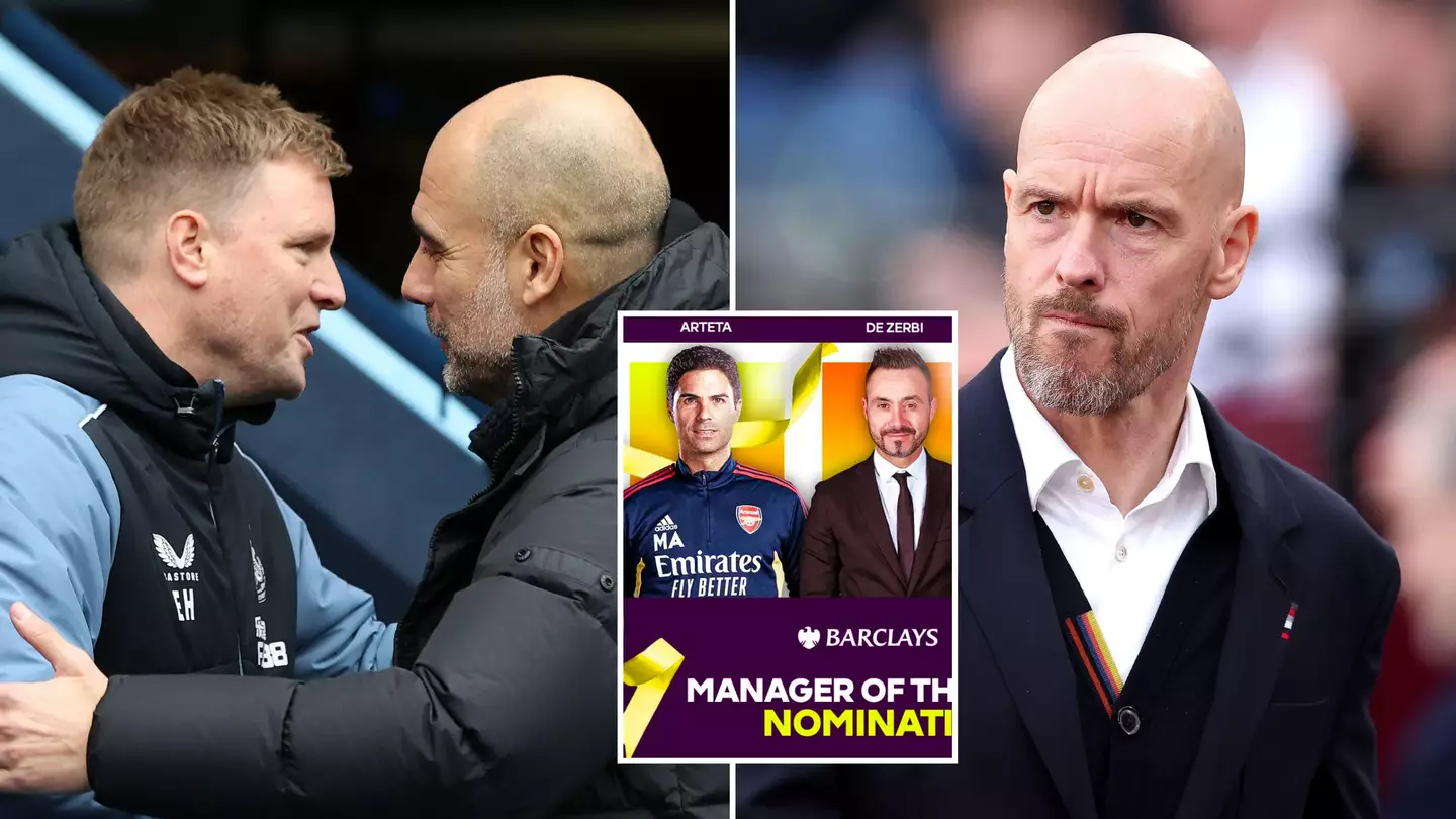 Fans fuming as Premier League announce shortlist for 'Manager of the Year' award