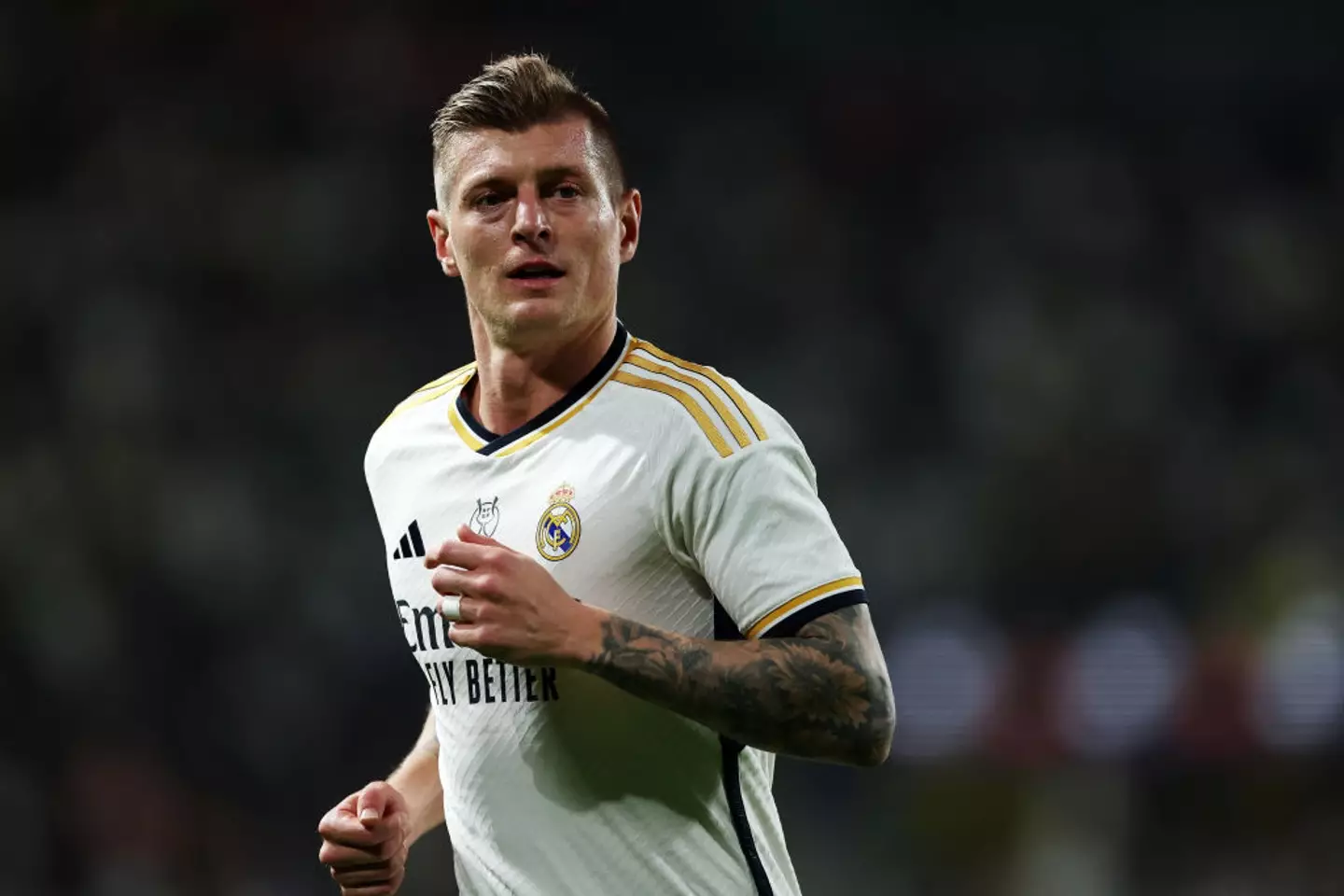 Toni Kroos was booed throughout Real Madrid's win over Atletico Madrid (Image: Getty)
