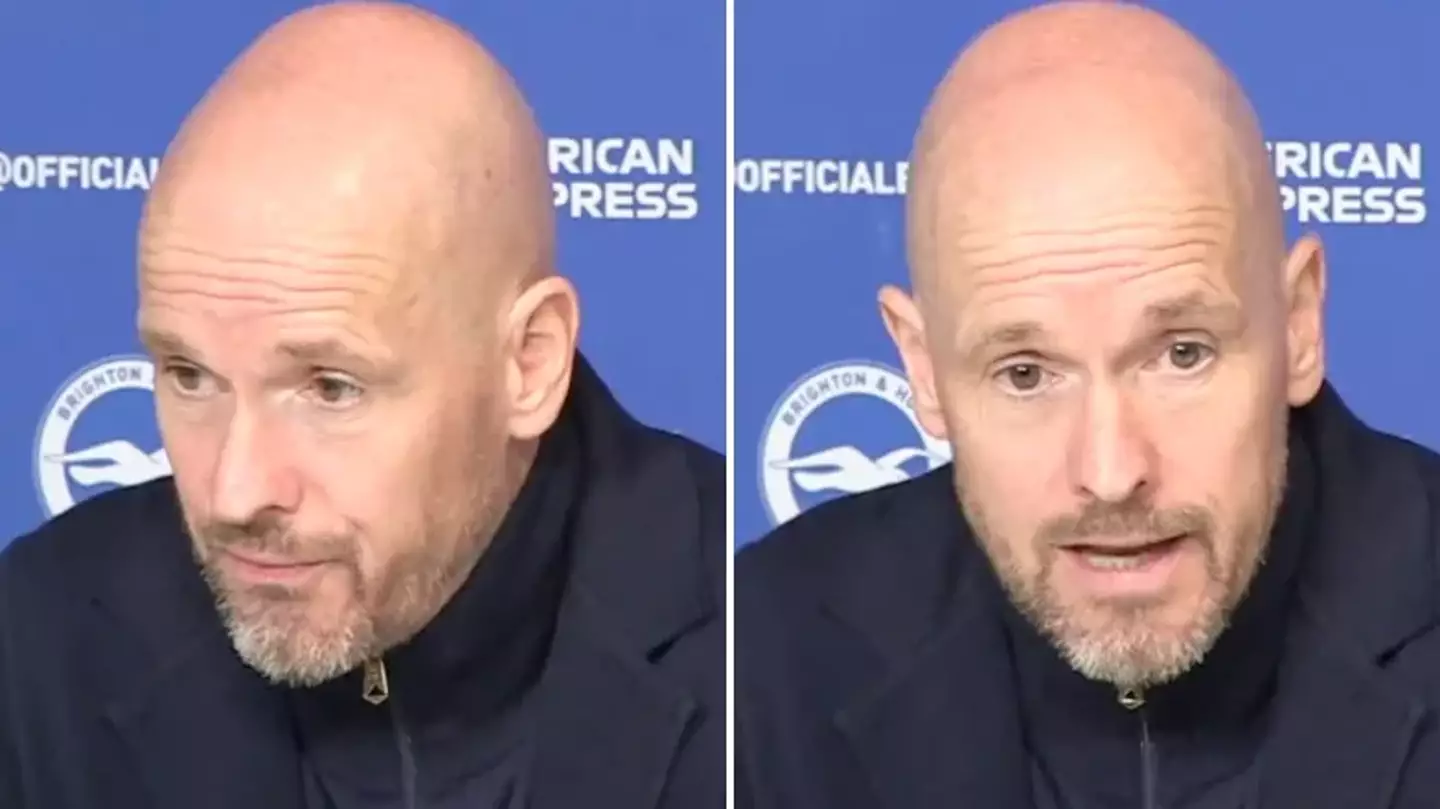 Erik ten Hag says Brighton just 'kick you' during every attack in fiery post-match press conference