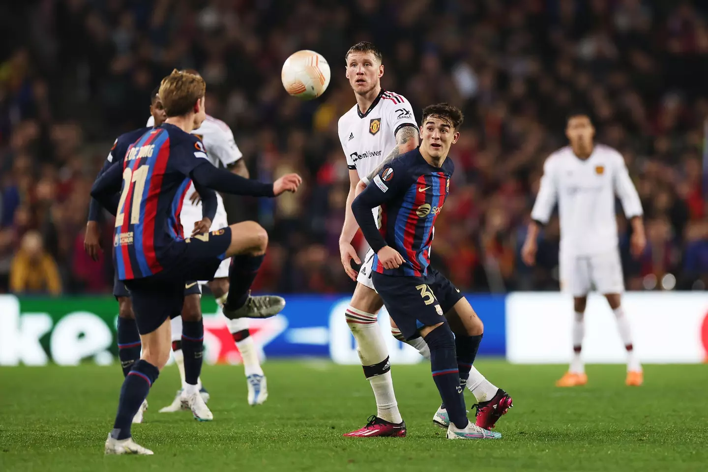 Wout Weghorst in action for Manchester United. Image: Alamy 