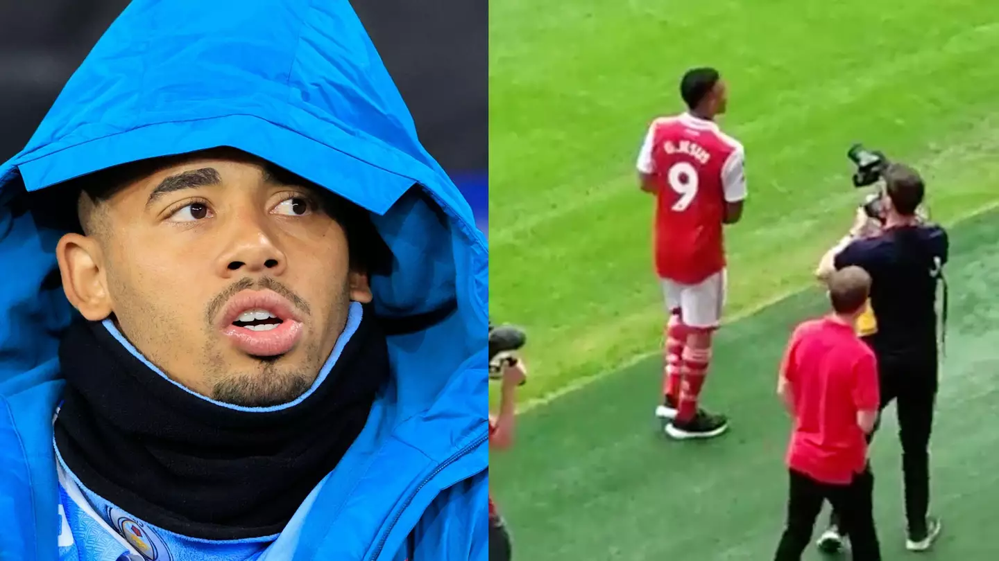 Gabriel Jesus' Arsenal Shirt Number Revealed As New Signing Seen At Emirates Stadium In Leaked Footage