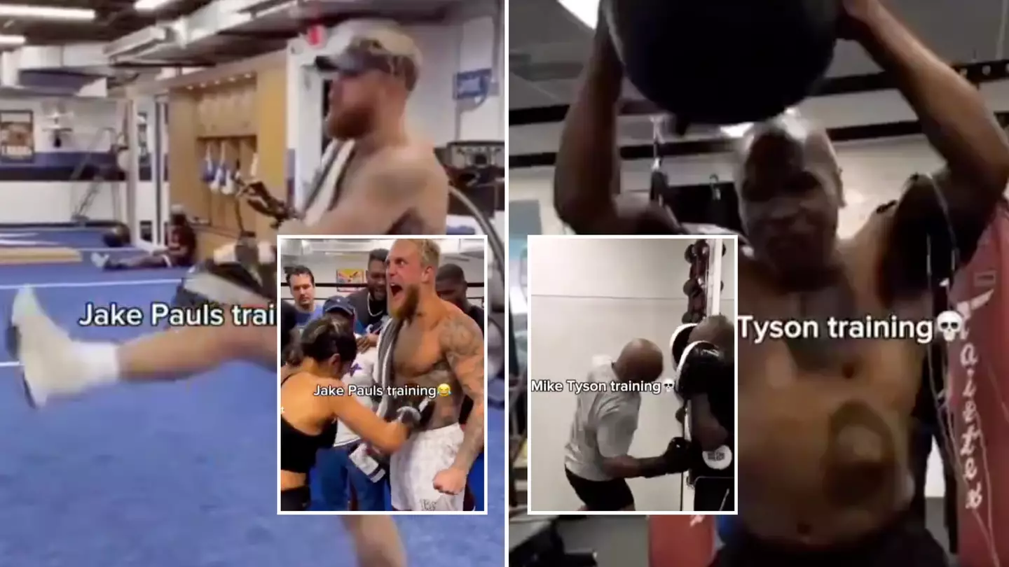 Comparison of Mike Tyson and Jake Paul's training footage emerges and has got boxing fans talking