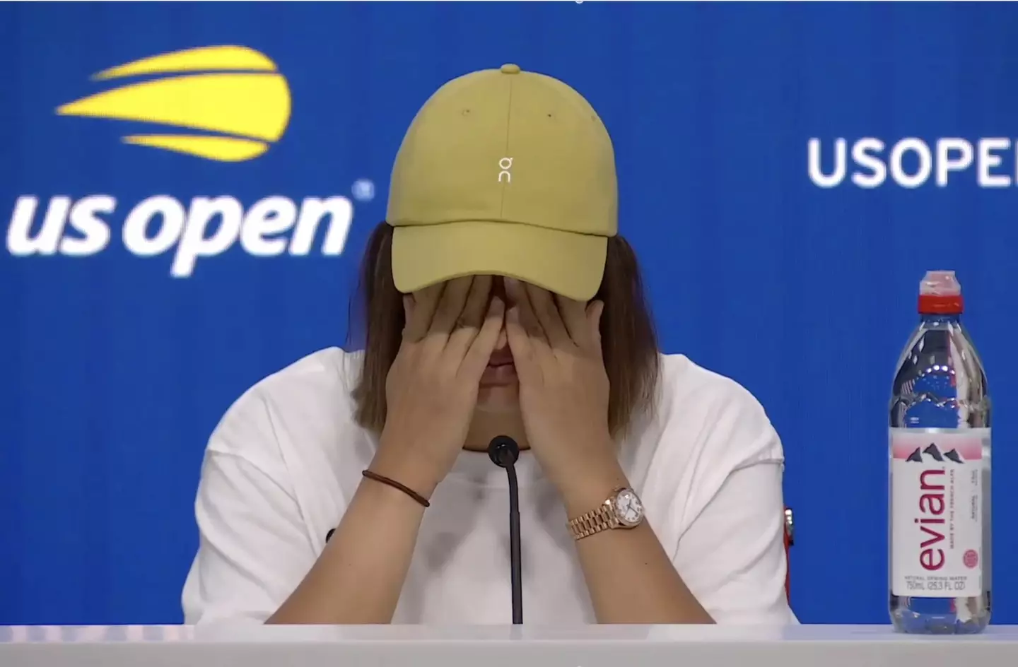 Swiatek was baffled by the question. Image credit: US Open