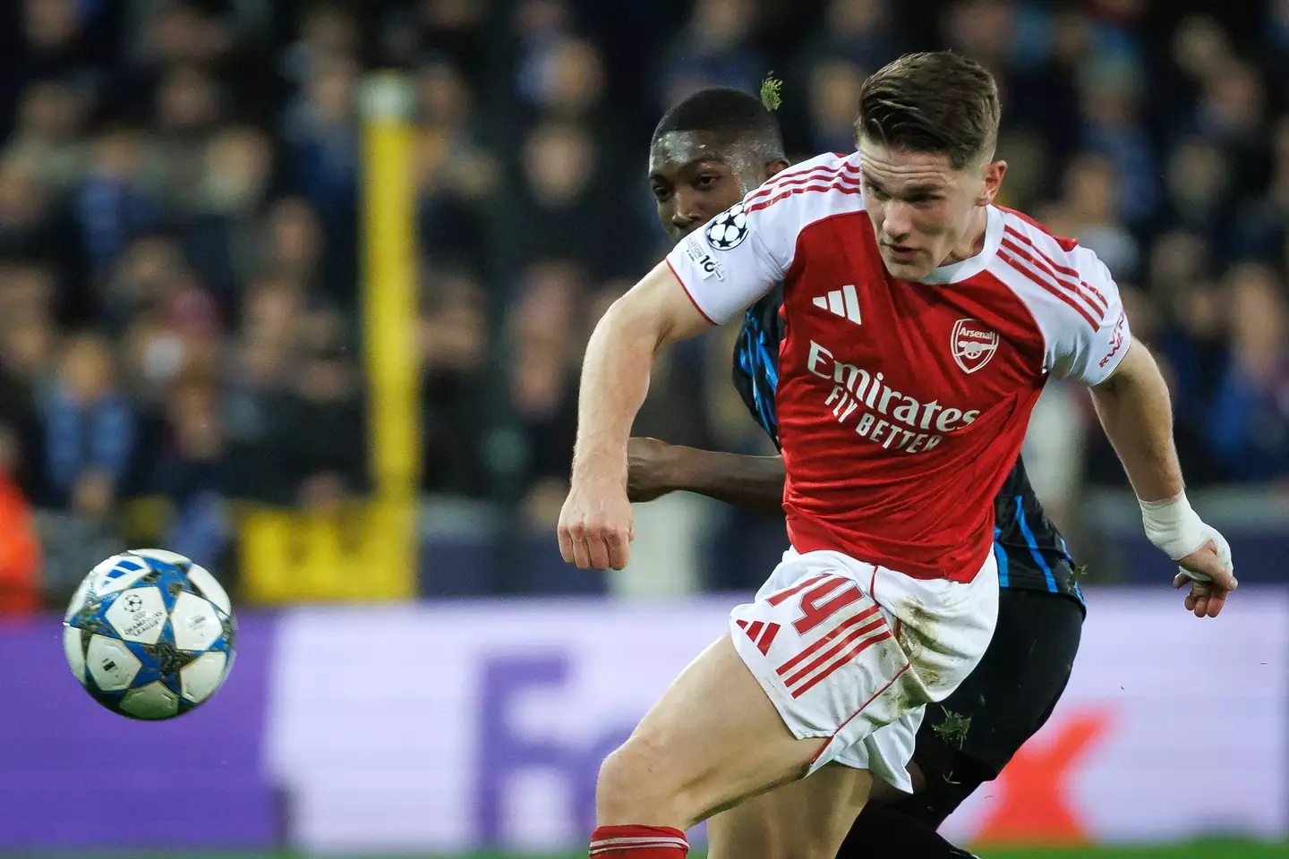 Viktor Gyokeres in action for Arsenal. Image: Getty