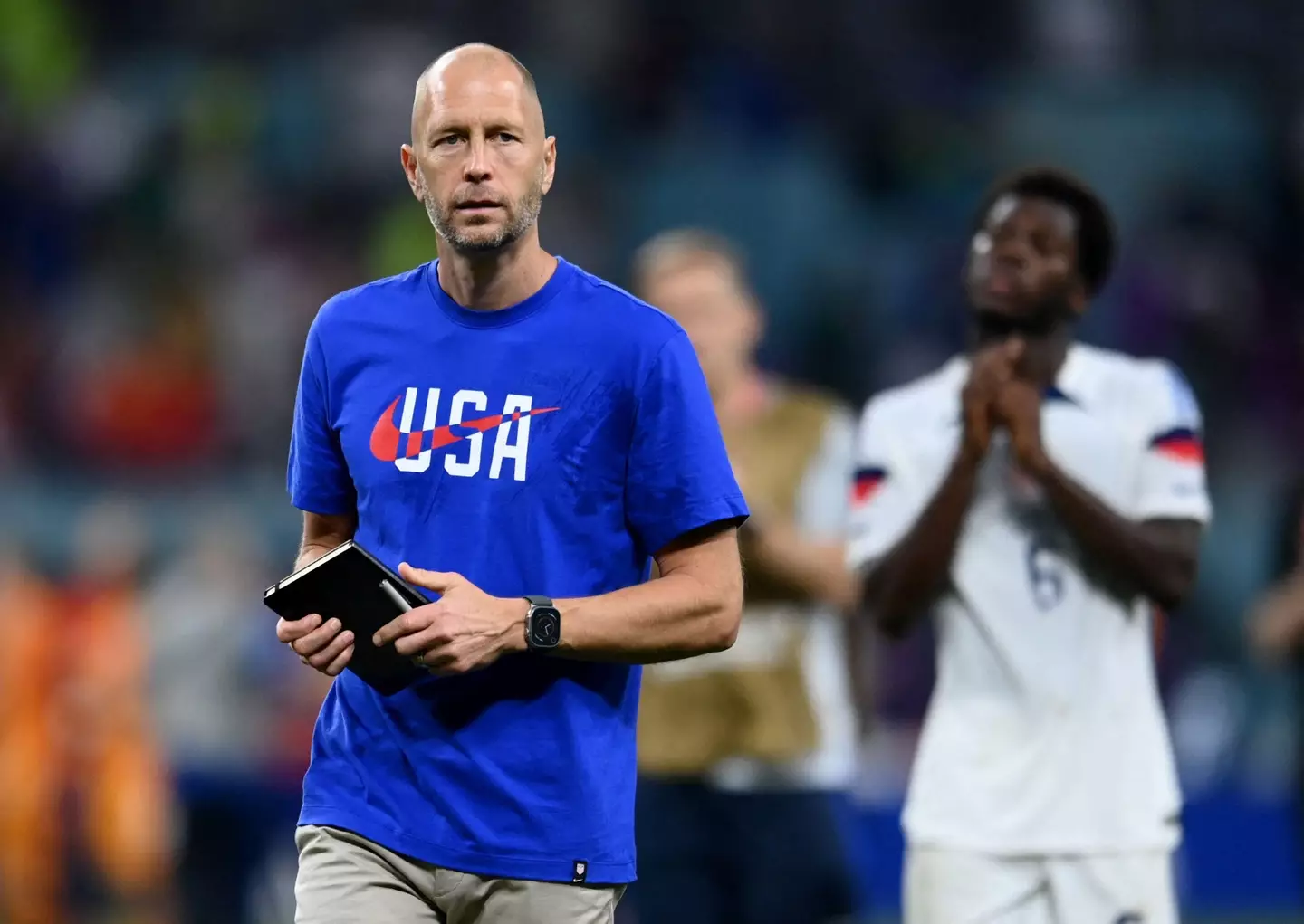 Gregg Berhalter was in charge of the team who reached the last 16. Image: Alamy