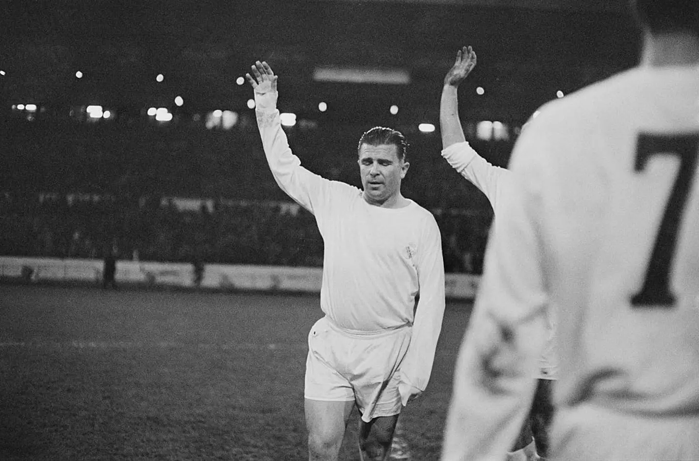 Ferenc Puskas pictured in action for Real Madrid (Image: Getty)