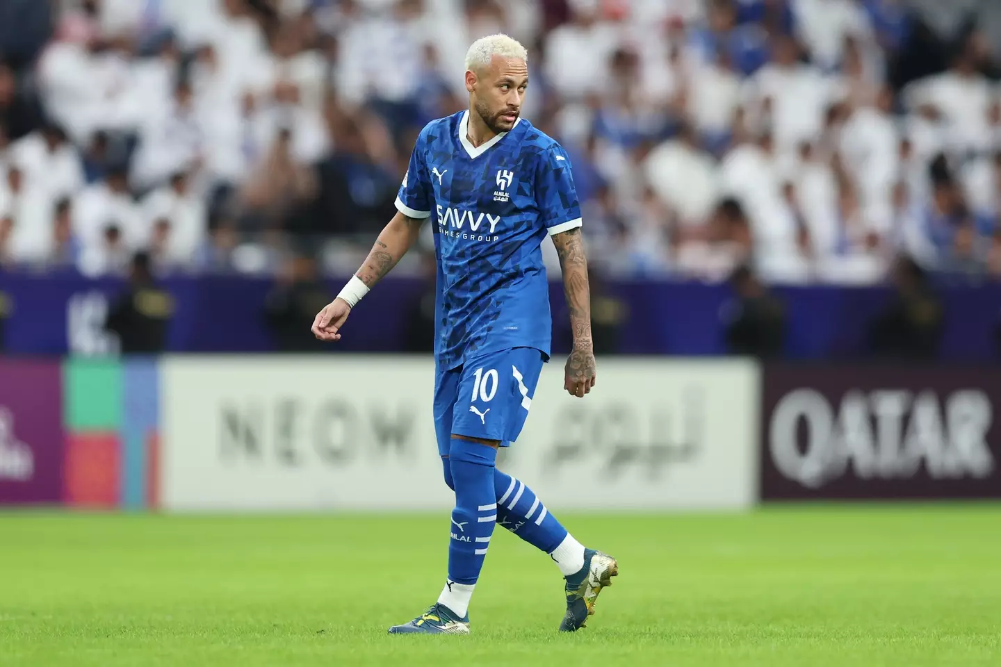 Neymar in action for Al Hilal. Image: Getty