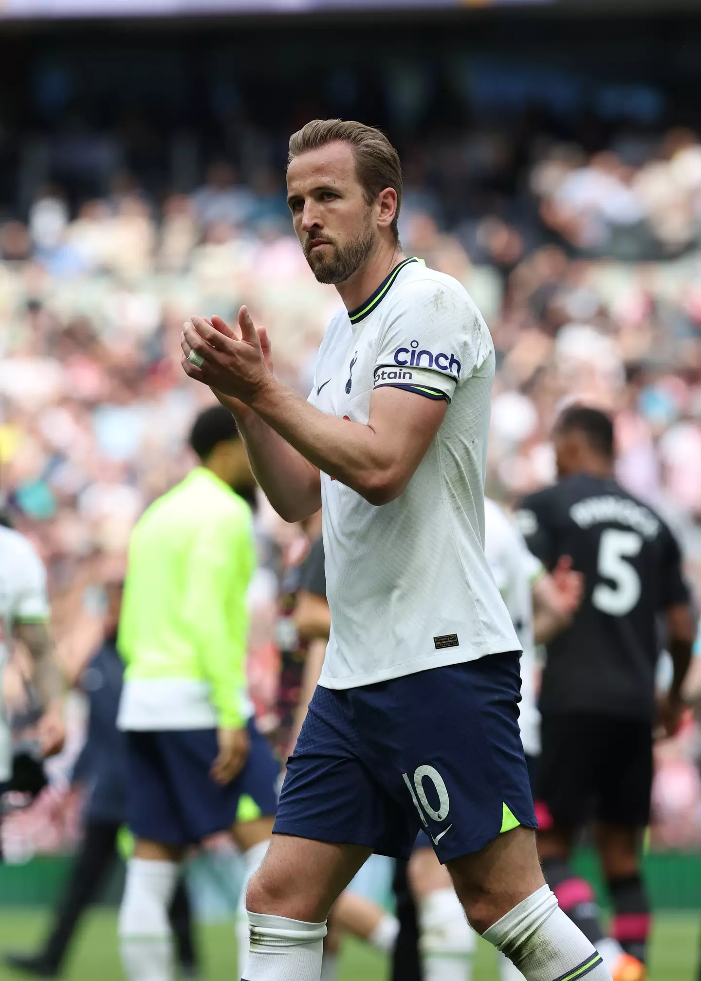 Harry Kane has previously been linked to Manchester United and Bayern Munich. (