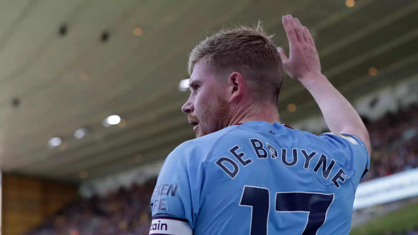 Kevin De Bruyne in action for Manchester City