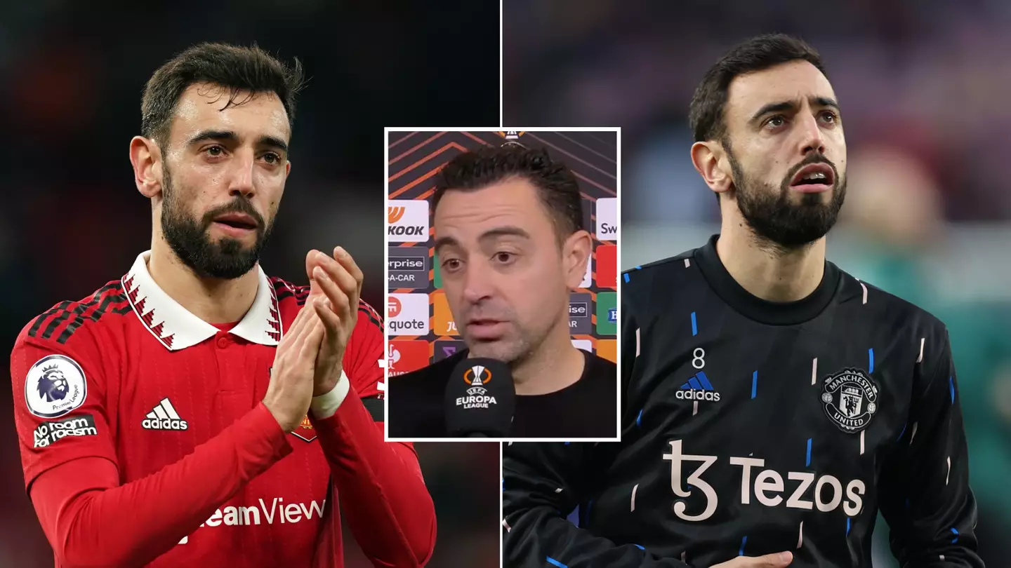 Xavi referred to Bruno Fernandes as 'The Portuguese guy,' fans think it's going to motivate the Manchester United star