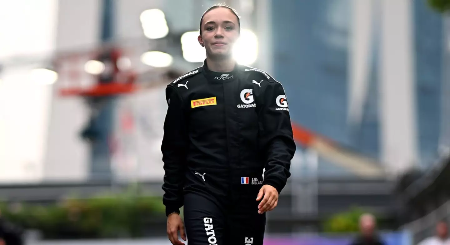 Lisa Billared is the youngest ever F1 Academy wild card driver. (Image: Pauline Ballet - Formula 1/Formula 1 via Getty Images)