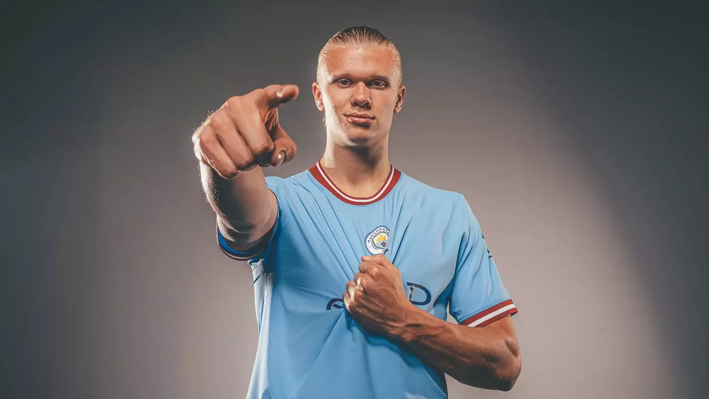 Erling Haaland will officially join Manchester City on July 1 (Photo via ManCity.com / Manchester City)
