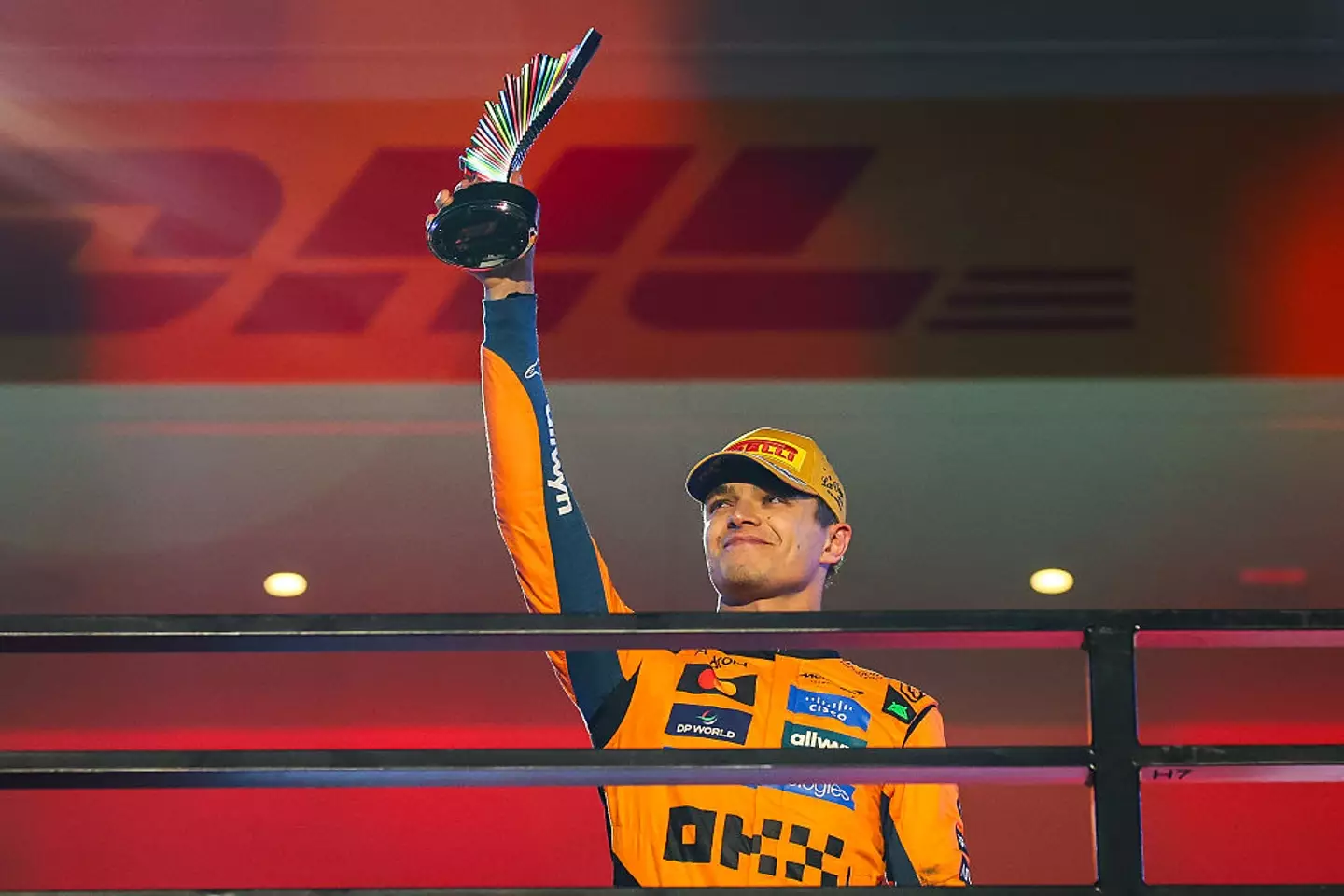 Lando Norris was disqualified after finishing the Las Vegas Grand Prix in second. (Image: Kym Illman/Getty Images)