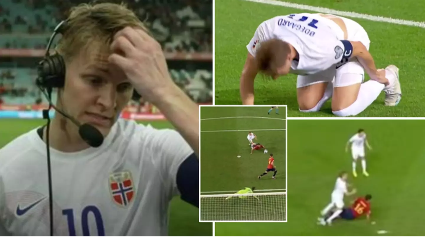 Martin Odegaard gives honest assessment of tough Rodri tackle during Spain v Norway