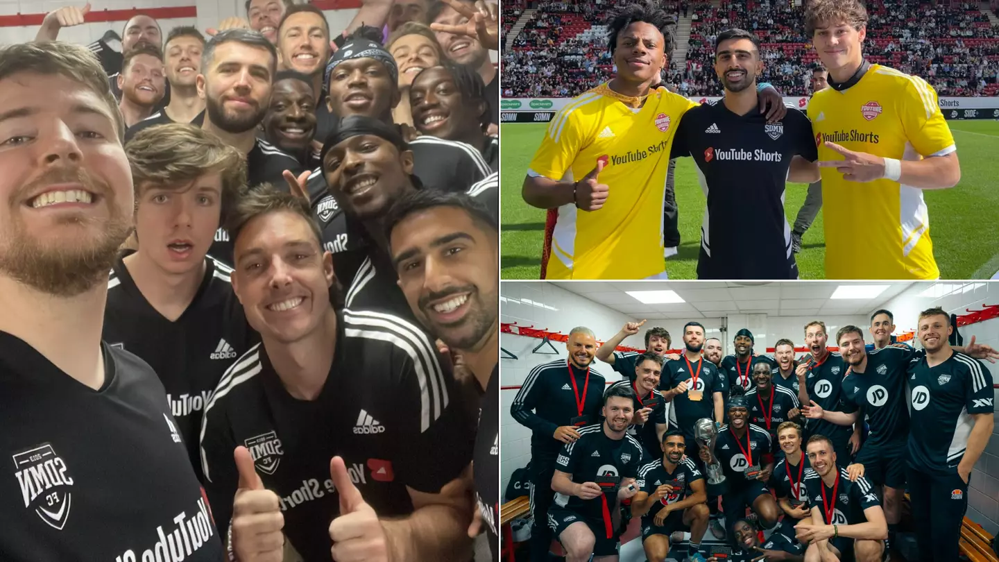 Sidemen raise £1 million for charity in YouTuber All-Star match at The Valley