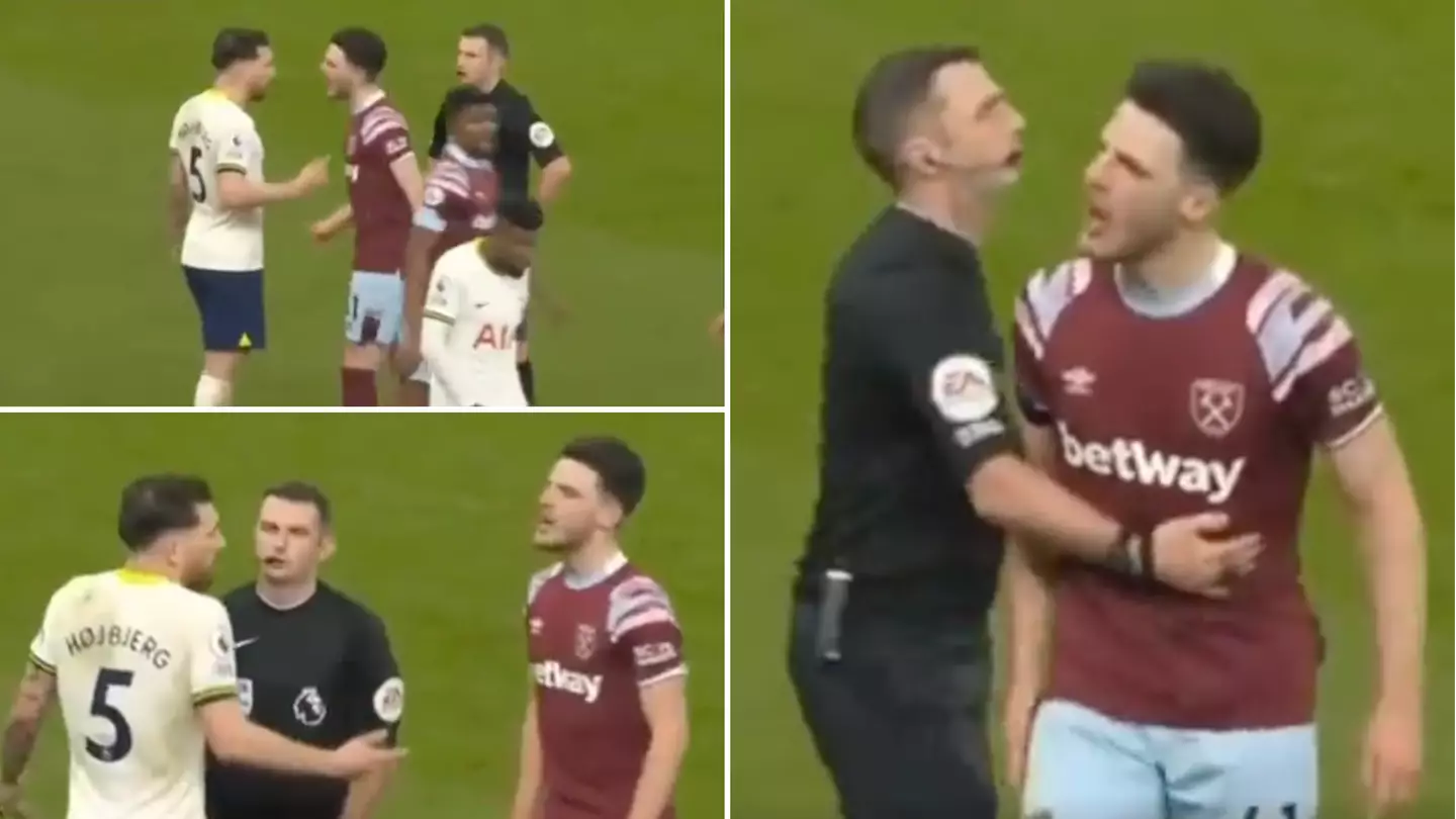 Declan Rice 'shouted no one likes you' right in Pierre-Emile Hojbjerg's face in the weekend's spiciest encounter