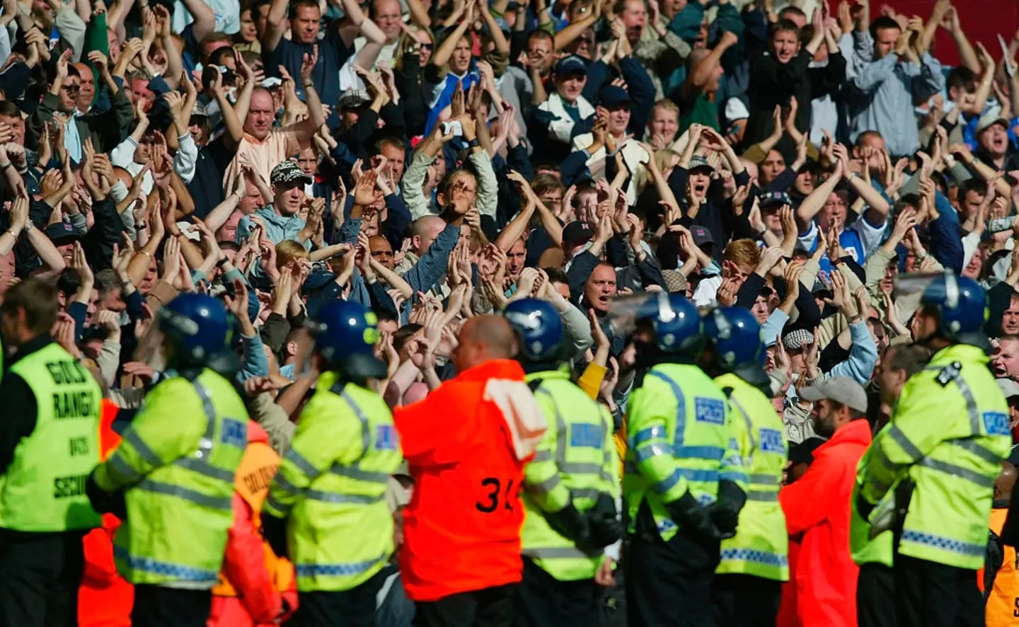 Millwall hooligans are known as some of the most intimidating in England. (Image: Phil Cole/Getty Images)