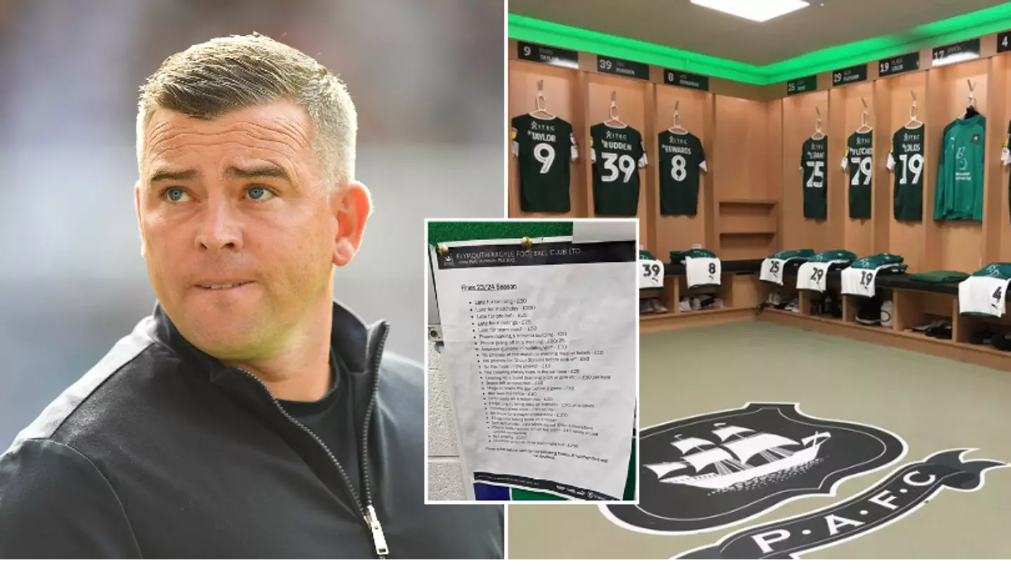 Plymouth's incredible fine list for 23/24 season has been leaked, includes £250 fine for 'not singing'