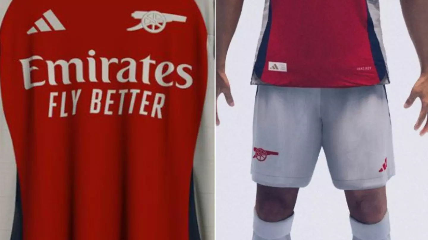 Fans are all saying the same thing as 'embarrassing detail' spotted on Arsenal's leaked 24/25 kit