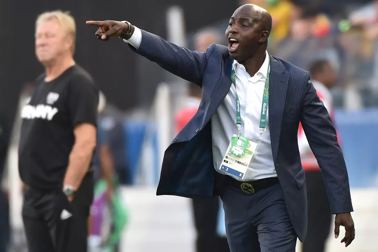 Samson Siasia had his banned reduced following an appeal. Image: Getty