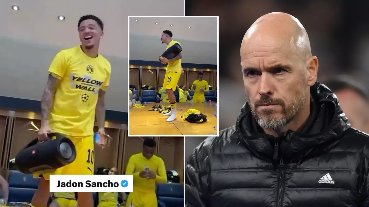 Man Utd fans convinced Jadon Sancho aimed a brutal dig at Erik ten Hag with post after Borussia Dortmund win