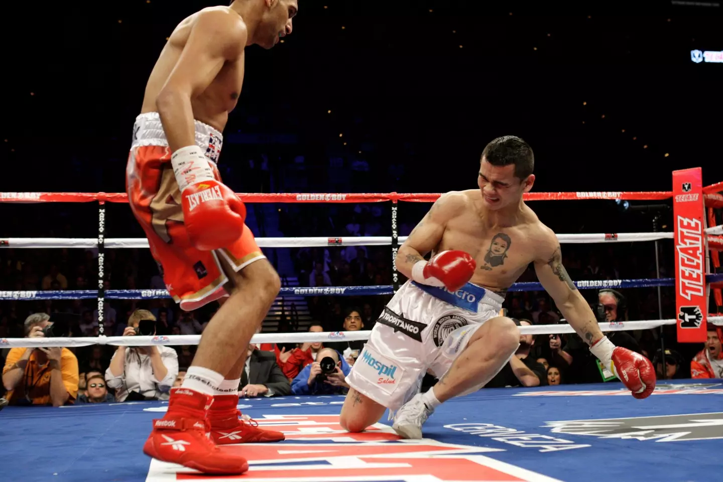 Khan saw of Marcos Maidana in 2010's Fight of the Year (Image: PA)