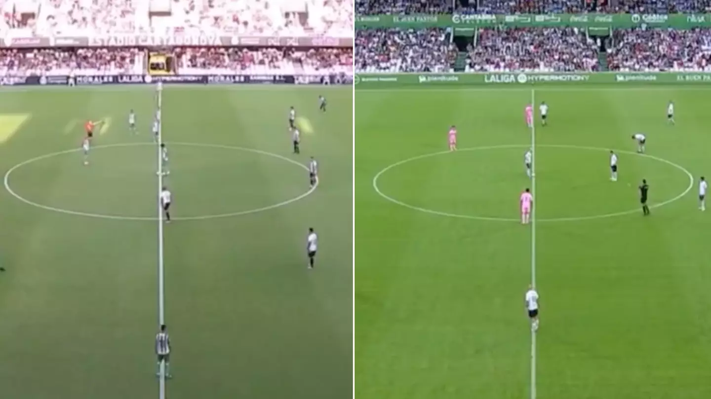 Racing Santander's kick-offs are the most unique in football, they do the same thing every game