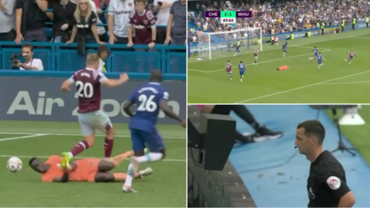 West Ham fans think they have been robbed after goal overturned by VAR