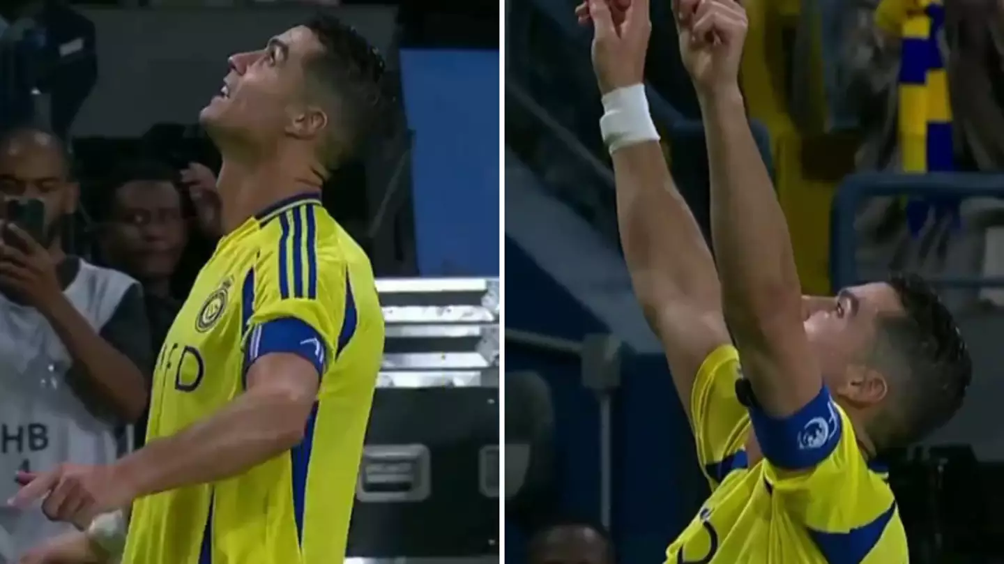 The reason behind Cristiano Ronaldo's hugely emotional celebration as he opened his AFC Champions League account