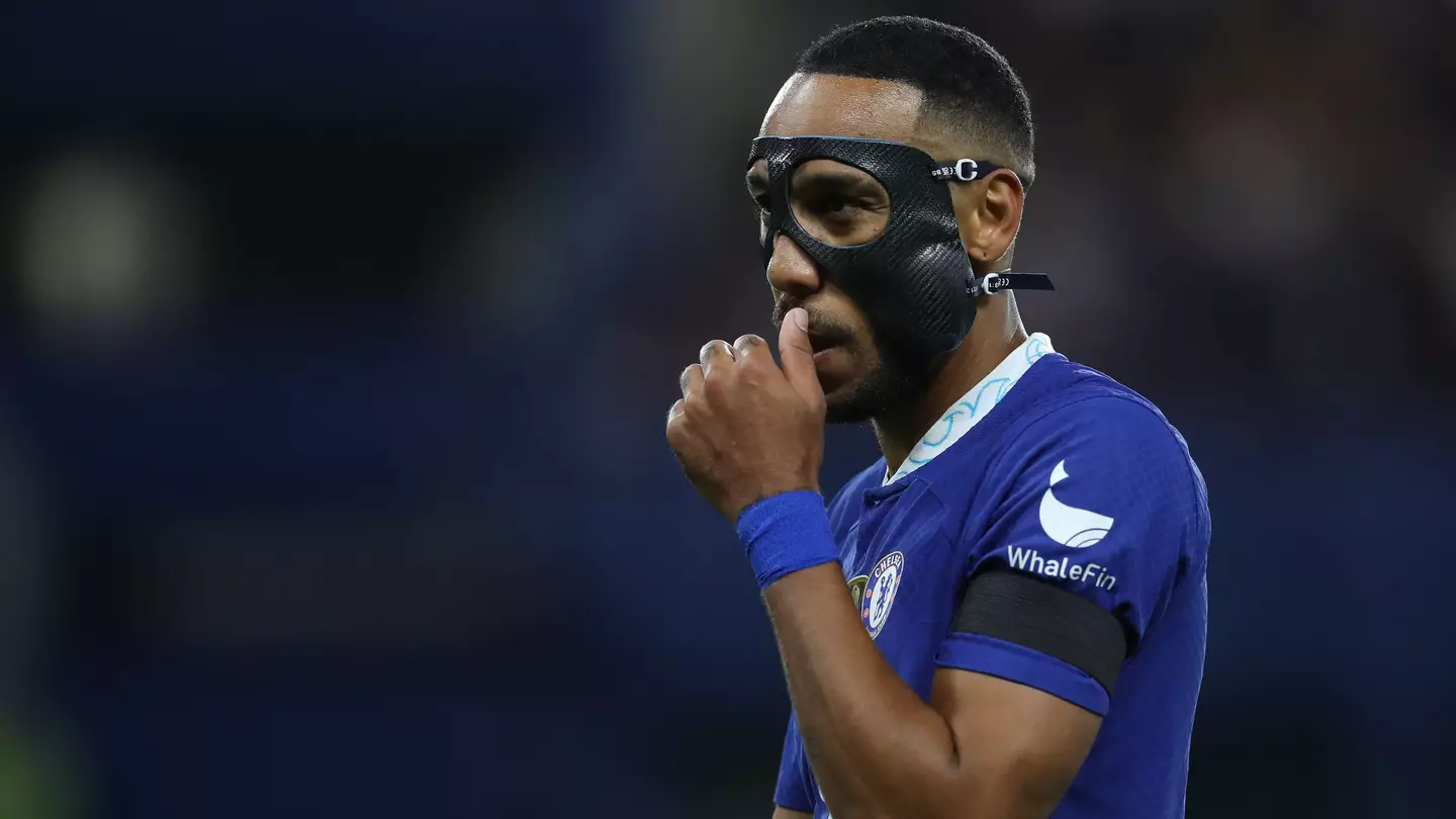 Pierre-Emerick Aubameyang of Chelsea during the UEFA Champions League match at Stamford Bridge. (Alamy)