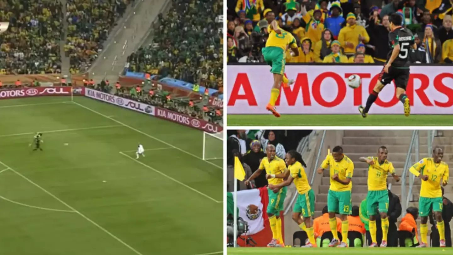 12 Years Ago Today, Siphiwe Tshabalala Opened The World Cup With THAT Goal vs Mexico
