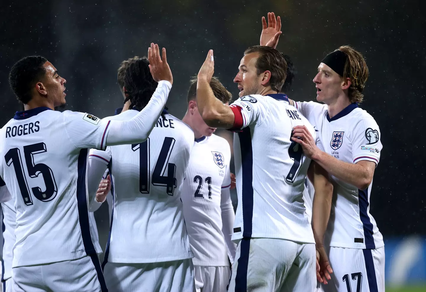 England qualified for the World Cup after beating Latvia. (Image: Carl Recine / Staff via Getty)