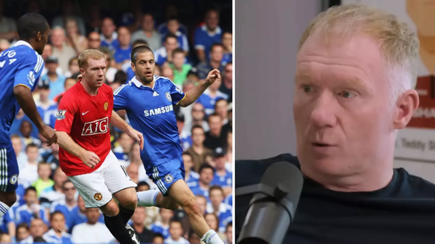 Paul Scholes claims 'nasty' Chelsea player tried to 'rip my mouth open' during clash with Man Utd