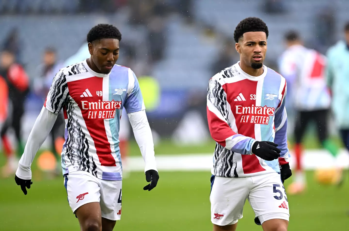 Ethan Nwaneri and Myles-Lewis Skelly have been electric for Arsenal. Image: Getty