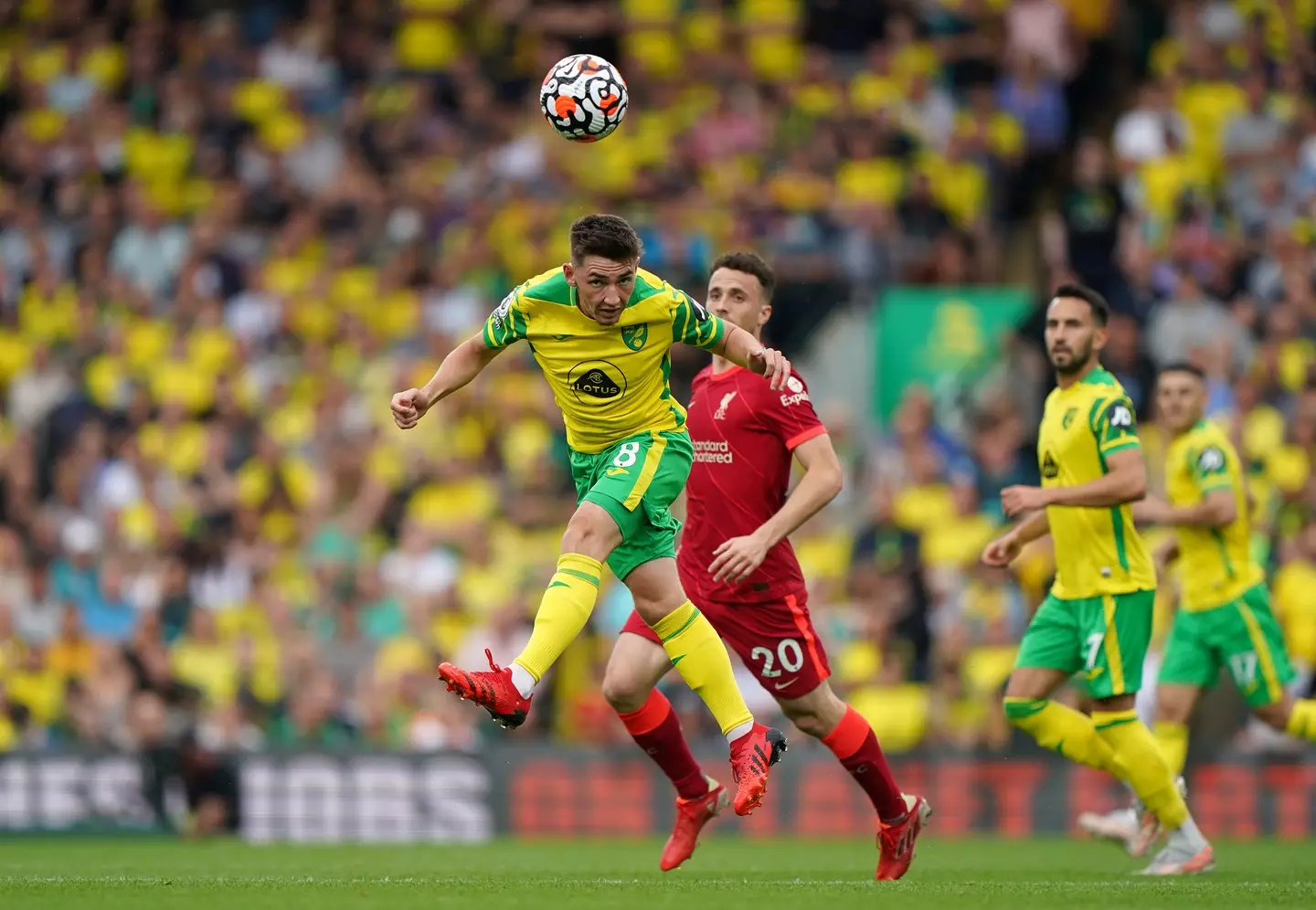 Gilmour made his first appearance for Norwich on the opening weekend of the season. Image: PA Images