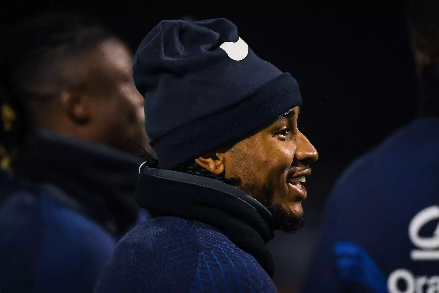 Nkunku in training on Monday. (Image