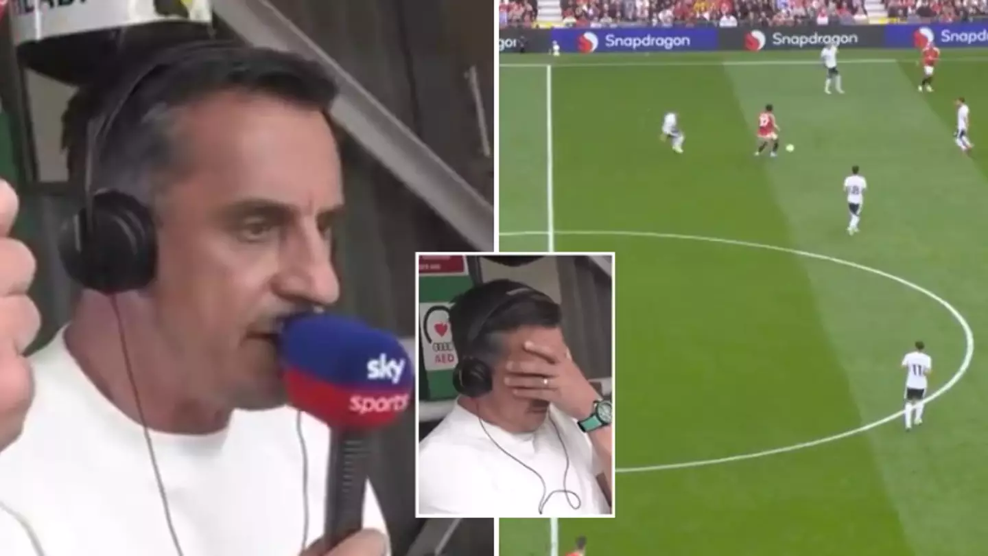 Sky Sports accused of editing out embarrassing Gary Neville comment in Man Utd vs Liverpool highlights