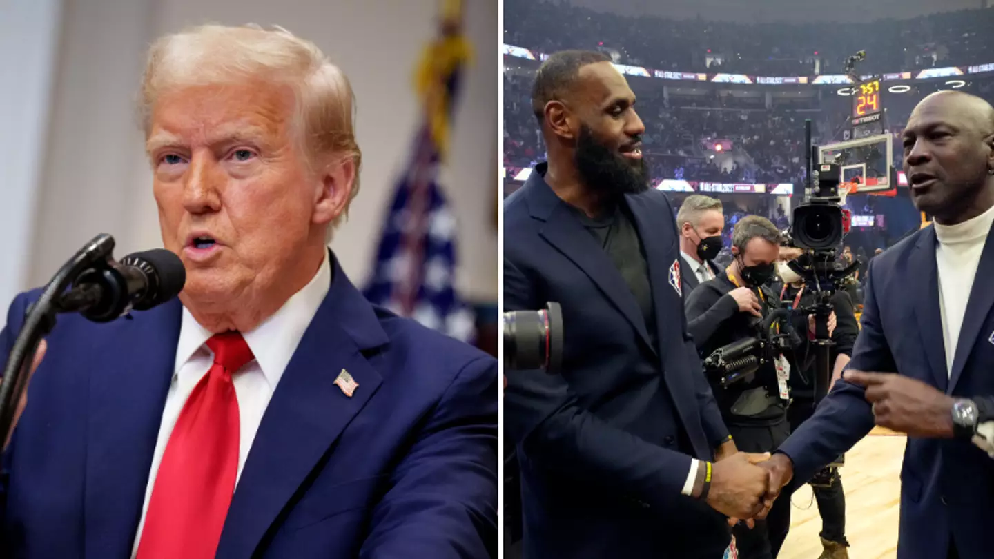Donald Trump didn't hesitate when asked to pick between Michael Jordan and LeBron James in the GOAT debate