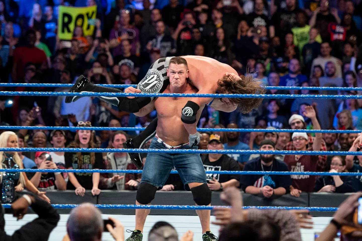 Cena and Styles met for the fifth time in a one-on-one bout. Image: Getty