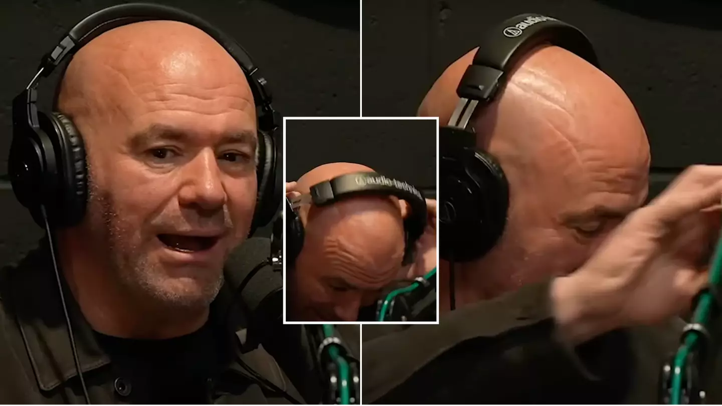 UFC boss Dana White bizarrely storms off podcast after being told he's an 'amazing person'