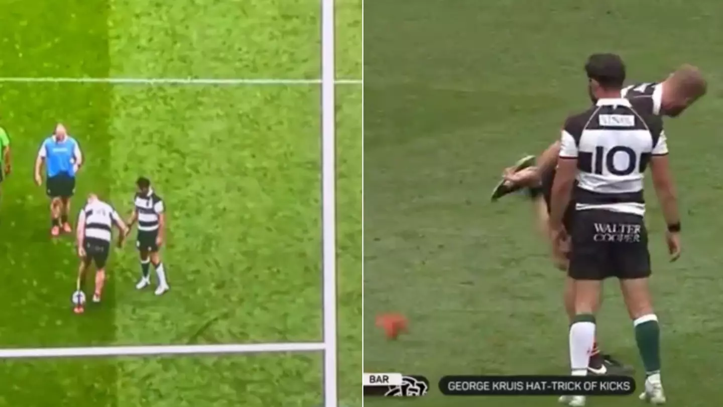 Former England Lock George Kruis Scored A Backheel Conversion